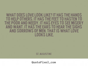 love quote from st augustine design your own love quote graphic