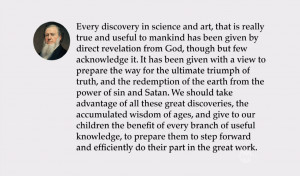 ... purposes in their creation. He shared this quote from Brigham Young