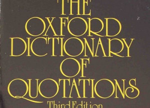 Oxford Dictionary of Humorous Quotations released