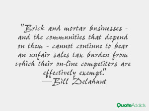 Brick and mortar businesses - and the communities that depend on them ...