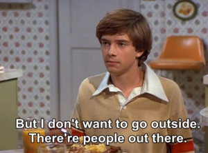 ... Eric Forman rofl outside Topher Grace introvert talking thats 70s show