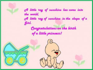 ... the shape of a girl. Congratulations on the birth of a little princess
