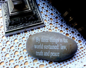 ... Sea Rock Beach Sto ne Israel Holy land Bible quote Gift Judaica