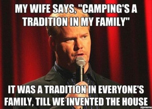 funny comedian quotes about camping