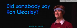 Ron Weasley Profile Facebook Covers