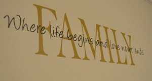 Family Quote - Vinyl Wall Decal - Large 8x36 - Choose Your Colors. $18 ...