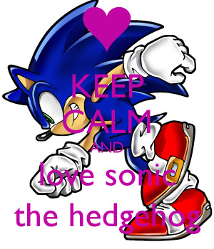 sonic the hedgehog love