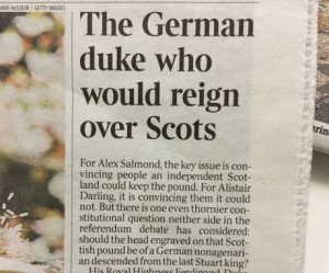 The Times April Fools Photograph: The guardian/The Times