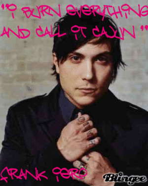 Frank Iero Quotes Frank iero quote