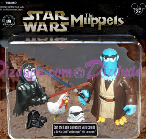 Muppets Sam Eagle, Gonzo & Camilla as Obi-Wan Kenobi, Darth Vader and ...