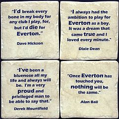 products football everton quotes everton quotes football coasters