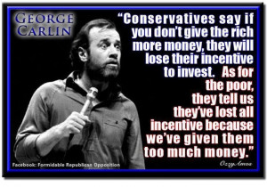 George Carlin on Conservatives