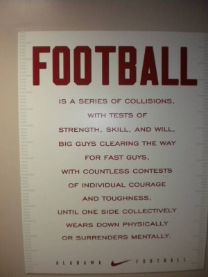 your job title was 'Crimson Tide Football Player', this would be your ...