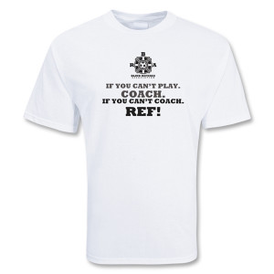 Coach/Ref Soccer T-Shirt (White)