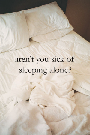Images for sleeping alone quotes
