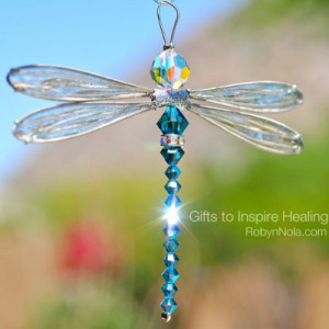 ... Swarovski Crystal Dragonfly Sun Catcher: Inspirational Dragonfly Gifts