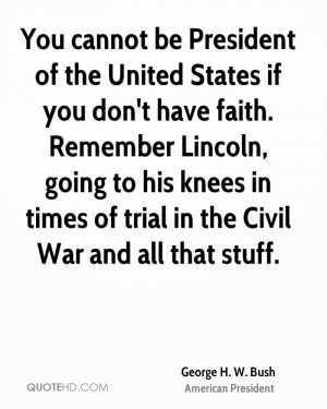 George H. W. Bush War Quotes