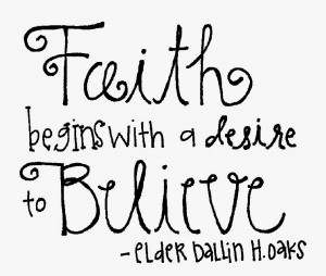 LDS Quotes On Faith