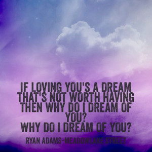 Ryan Adams says it best