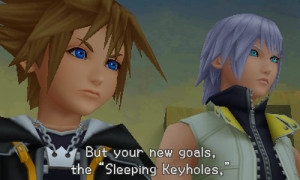 ... quote mark. Also also, what the hell happened to Riku's hair