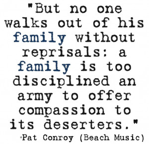 Pat Conroy quote from Beach Music