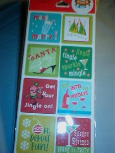 Details about HALLMARK CHRISTMAS STICKERS SAYINGS #47ST