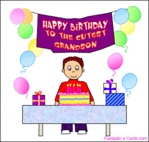 birthday card grandson partyboy Grandson Birthday Quotes