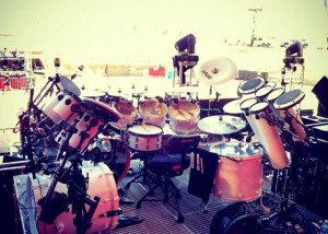 Jeremy Spencer Drum Kit Jeremy spencer's drum kit with