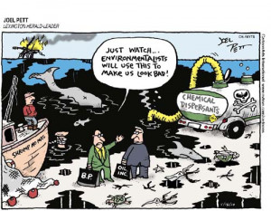 Oil Spill Cartoons