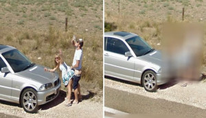 ... made it onto Google Street View, sparking speculation it was a stunt