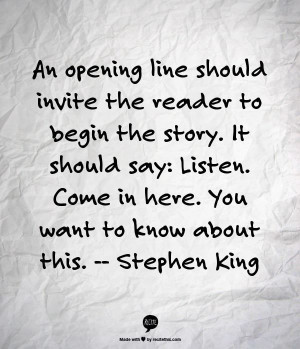 Stephen King Not a King fan but LOVE the quote for writing short ...