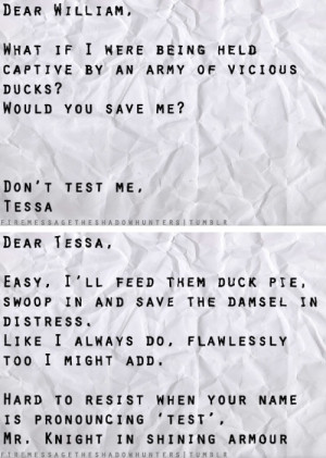 letter for Will/Tessa