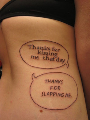 Funny Side Tattoos for Women
