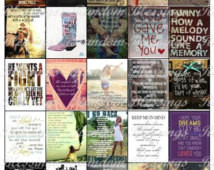 Digital Download *Country Music Lyrics* stickers for your Erin Condren ...