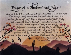 Prayer of a husband and a wife