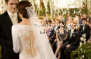 Beautiful wedding scene, dress, vows..