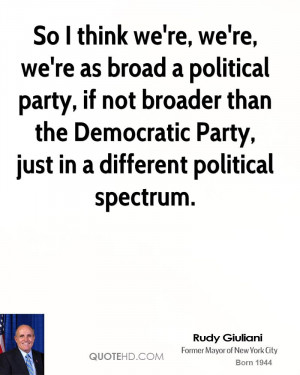... than the Democratic Party, just in a different political spectrum