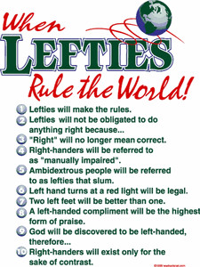 Lefty's Rule the World T-shirt -- Lefty World Exclusive!