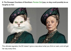 List Of The Day: If Downton Abbey Characters Were Dogs (Of The Day)