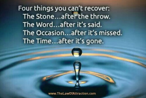 Four things you cant recover