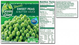 canned green beans nutrition label green giant cut green beans