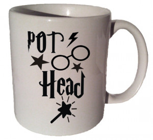 POT HEAD Harry Potter Fan quote 11 oz coffee tea mug