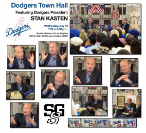 this week stan kasten headlined a dodgers town hall at the sports ...