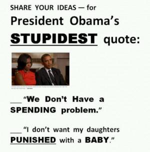 Unbelievable quotes by Obama