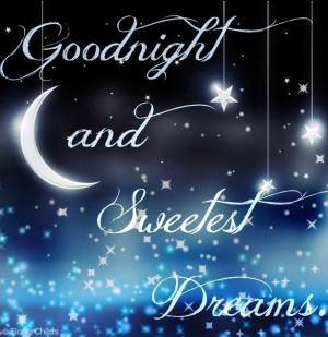 Good night and sweetest dreams via www.Facebook.com/FionaChilds