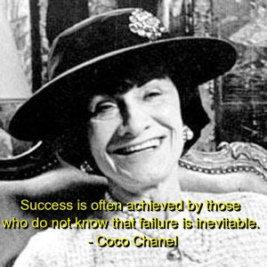 Success Quotes Coco Chanel