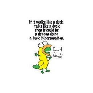Funny Duck Quote by Jasey