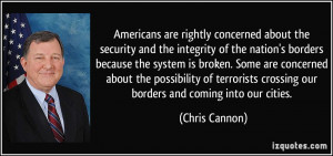 Americans are rightly concerned about the security and the integrity ...