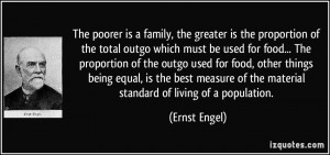 More Ernst Engel Quotes