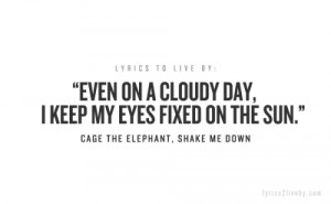 cage the elephant quotes